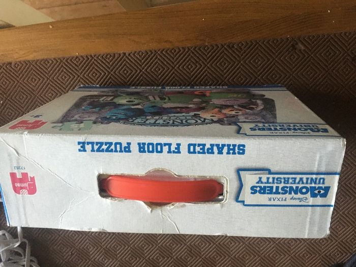 Monsters university shaped floor puzzle