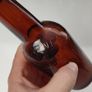 398 - Antique Killarney Mineral Water Saorstat Eireann Dark Amber Glass Collectible Decorative Irish Free State Bottle Image 5