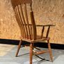 A Late Victorian farmhouse armchair. Image 5