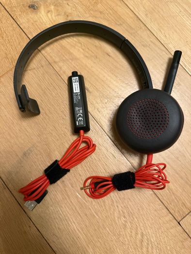 Poly Blackwire 5220 Hi-Fi Stereo Wired Headset USB