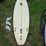 3 surfboards with fins, leash and bags Image 5