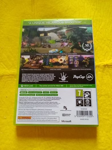 Plants vs Zombies Garden Warfare Xbox 360 games Original