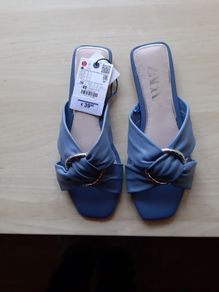Ladies Blue Zara Sandals NEW Size 36
