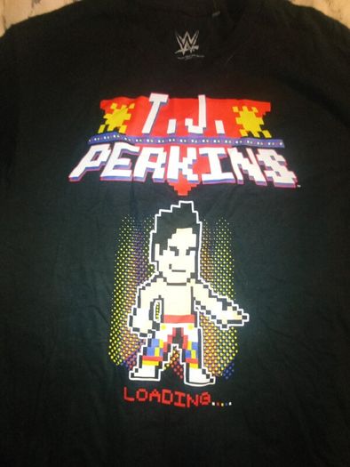 WWE tj Perkins wrestling t shirt size medium