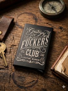 Grumpy Fkers Club" Pop-Up RFID Wallet