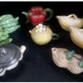 A Collection Of 8 Novelty Miniature Decorative Fruit and Vegetable Teapots By Sculptures Uk Image 9