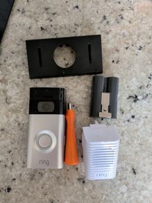 Ring doorbell and Chime