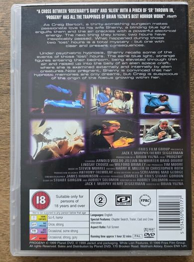 DVD Progeny - sci-fi