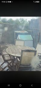 garden table  and 4 chairs