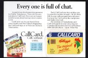 1991 Ireland 5 unit Kellogg's cereals the very first advertising Callcard Telecom Eireann (Gemplus GEM1) Call Card with paperwork given for complimentary copies