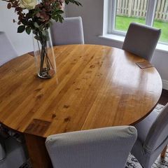 Solid Oak Dining Table