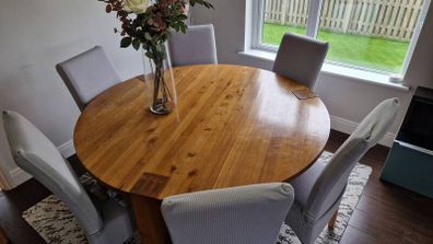Solid Oak Dining Table