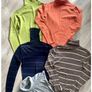 4 x High polo roll neck sweater jumpers rollneck turtleneck knitwear long sleeve tops sweaters knitwear size L bundle Image 2