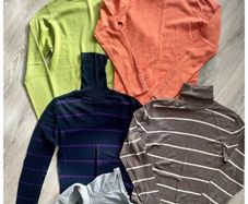 4 x High polo roll neck sweater jumpers rollneck turtleneck knitwear long sleeve tops sweaters knitwear size L bundle