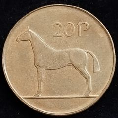 Ireland - 1996 - 20 Pence - Horse - KM.25 - High Grade - [983]