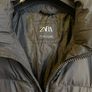 Zara Black Puffer Jacket Size M Image 3