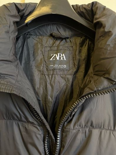 Zara Black Puffer Jacket Size M
