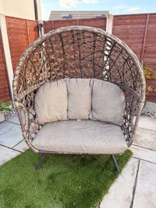 Rattan garden chair