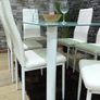 Glass Dining Table Set 6 chairs FREE Delivery Image 5