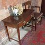 A mahogany Georgian Writing Table. Image 6