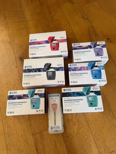 Hanna Checker Marine Aquarium Test Kits Nitrate, PH, Magnesium, Calclium, phosphate etc.