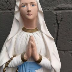 Religious Chalk Statue