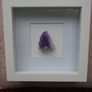 Amethyst in frame, Frame, Box frame, Crystals, Home decor, Gift, Feb birthstone, Amethyst  cluster Image 5