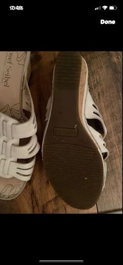 Ladies Leather Sandals Size 4 Joseph Seibel