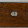 Antique Victorian  Brass Bounded Writing Box (WITH A KEY) 16" X 9" X 6,5" Image 3