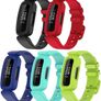 Straps Compatible with Fitbit Ace 3 for Kids, Soft Silicone Waterproof Bracelet Accessories Sports Watch Strap Replacement for Fitbit Inspire 2/Ace 3 Image 2