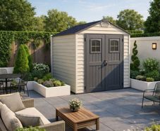StoreMax PLUS 7x7 Vinyl Garden Shed