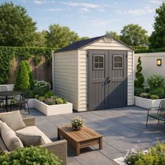 StoreMax PLUS 7x7 Vinyl Garden Shed