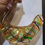 Vintage Heavy Art Glass Chicken Bowl Image 10