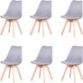 Set of 6 Dining Chairs, Padded Chairs Image 4
