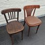 2 Vintage Bistro  cafe chairs Image 6
