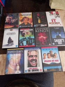 Stephen King Dvd Collection Bundle Classic Horror It Misery Salem's Lot Pet Sematary Etc