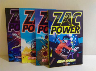 Zac Power Children's Books, adventure books, NEW