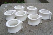 7 Porcelain Napkin Rings