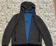 Elegant Wool Hoodie Jacket