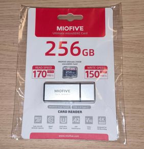 Miofive 256GB Latest Micro SD Card