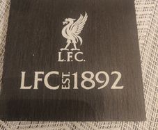 Liverpool slate coasters