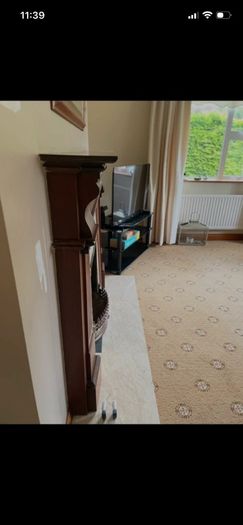 Mahogany Fireplace