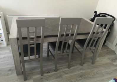 Dinning table and chairs