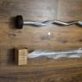 two x brand new 10kilo fixed weight bars Image 5
