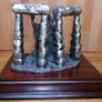 Metal Figure with Crystals - SUMMONING THE ELEMENTS - With Plinth -  No Box Image 5