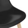5 Piece Dining Set Black Image 10