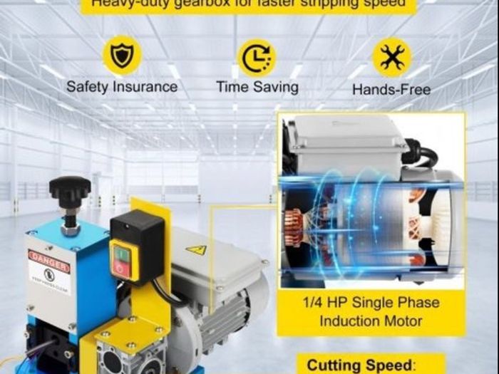 New wire stripping machine copper scrap recovery 1.5-25mm