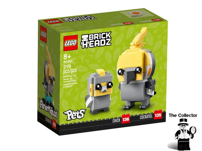 LEGO BrickHeadz Cockatiel Set 40481 Brand New Factory Sealed