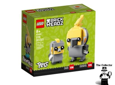 LEGO BrickHeadz Cockatiel Set 40481 Brand New Factory Sealed
