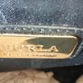 Furla Black Leather Handbag with silver chain straps Image 4